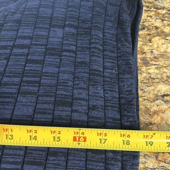 Peruvian Connection Cotton Striped Cap Sleeves Midi Dress Size S - Picture 8 of 9